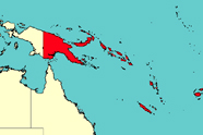Graphic depicting Melanesia
