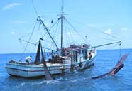 Photo o a shrimp trawler