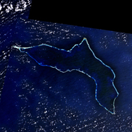 View of Kwajalein Atoll